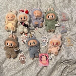 Cute Gray Furry Character Keychain